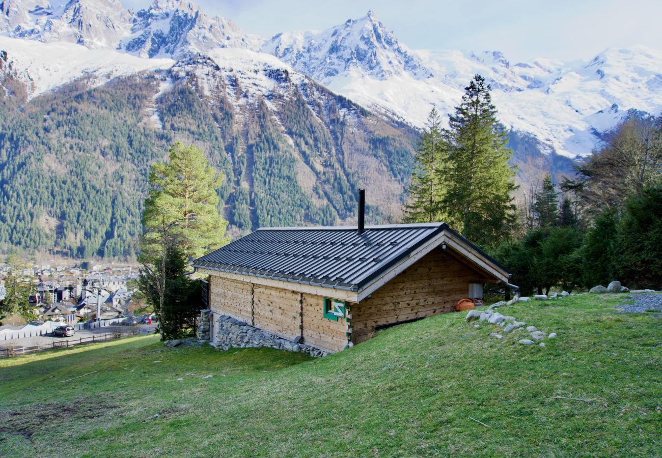 Chalet à Chamonix-Mont-Blanc - Chalet typique sur les pistes : spa, vue, calme