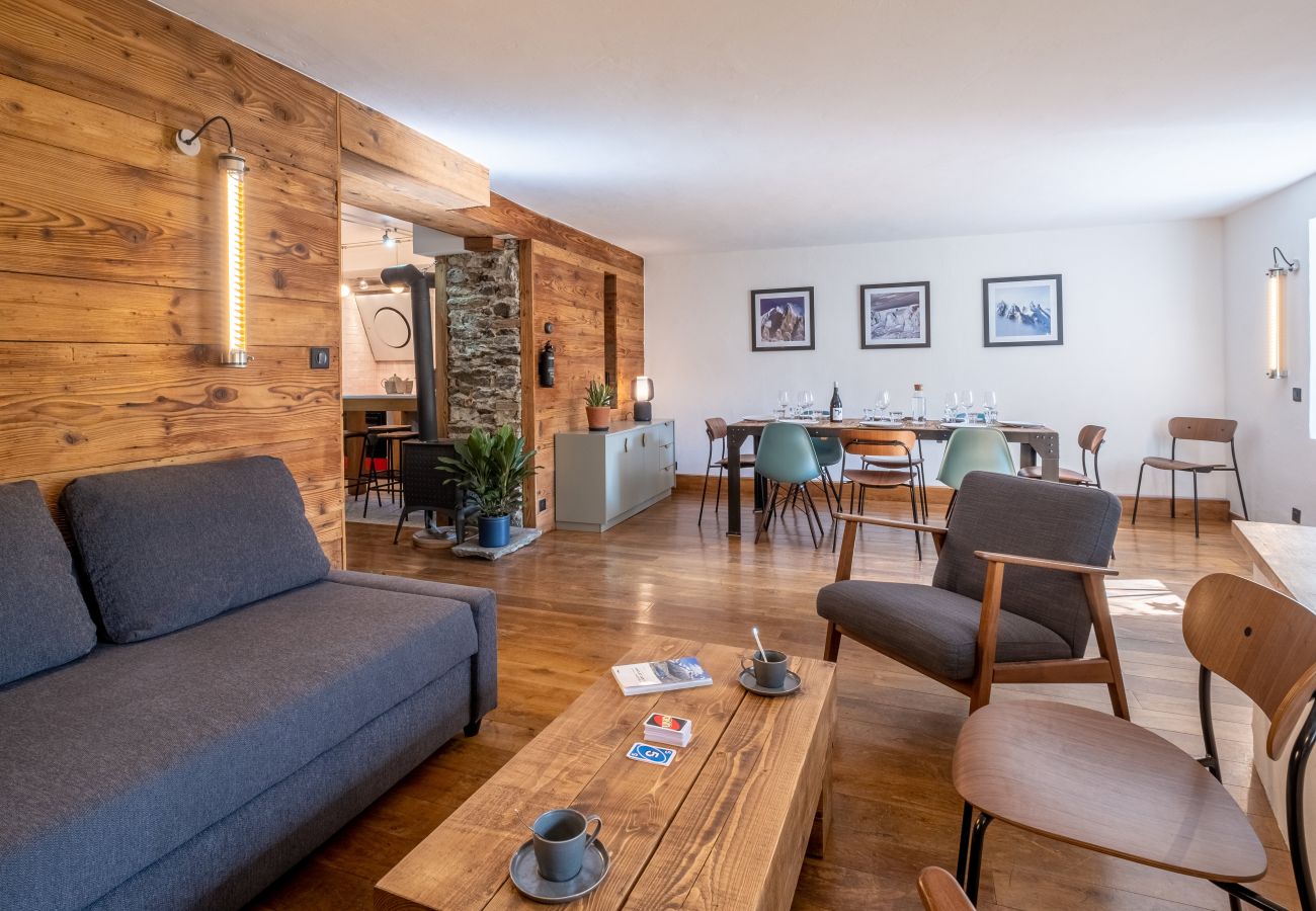 Chalet à Chamonix-Mont-Blanc - SmartStay Loft - Exterieur et vue Mont Blanc