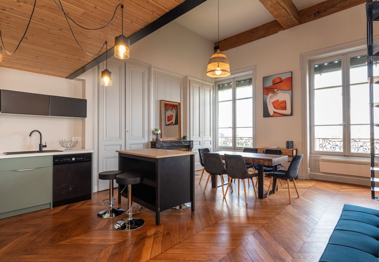 Appartement à Lyon - Smartstay - Vue panoramique sur Lyon et la saone